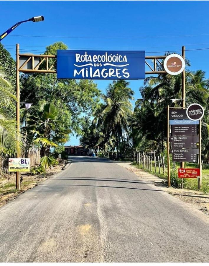 Chales Cantinho Da Mary São Miguel dos Milagres Eksteriør billede